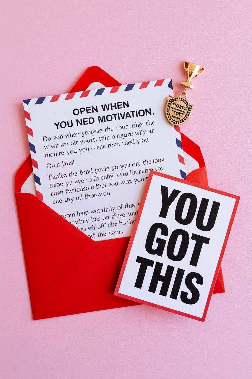Open When You Need Motivation - 25 Open When Letters Ideas for Boyfriend