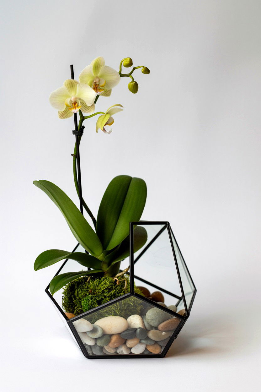 Orchid Terrarium Decor - 25 Valentine's Day Orchid Ideas