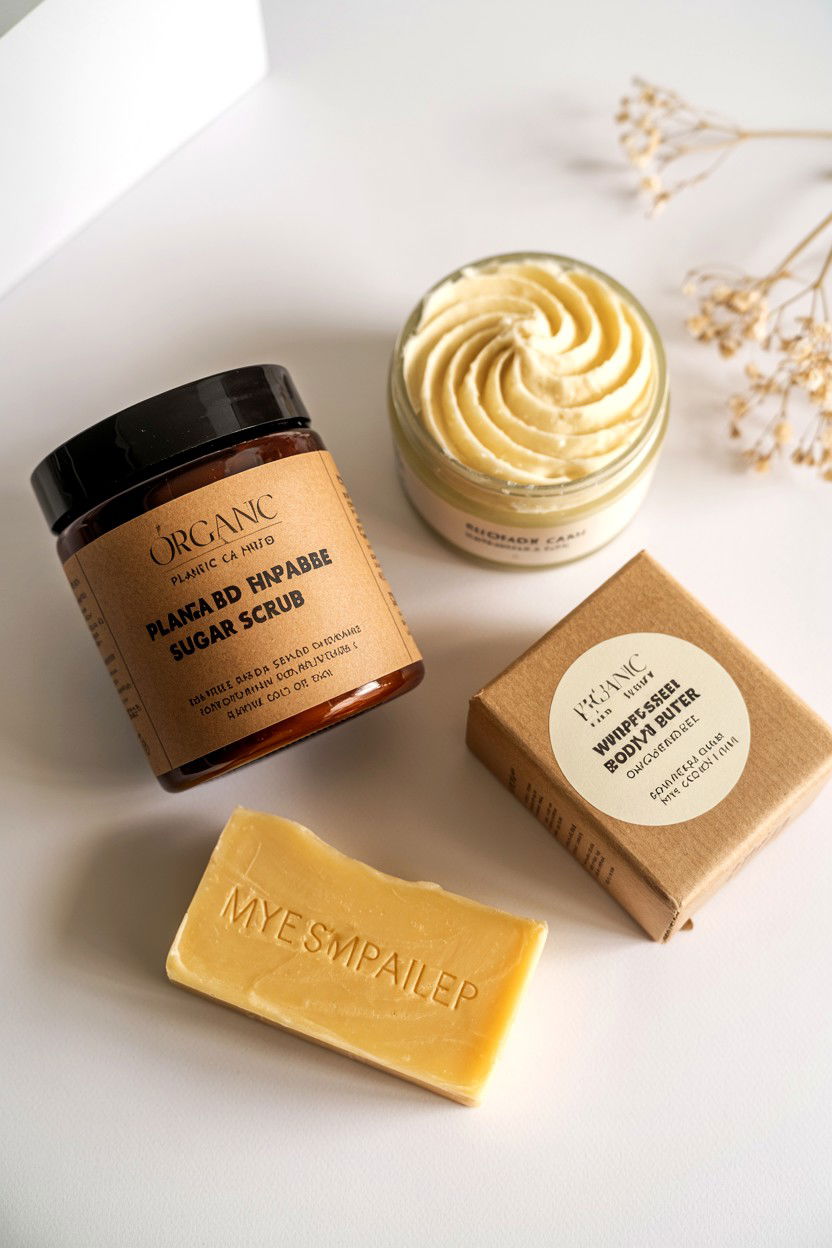 Organic Body Care - 25 Valentine's Day Pamper Gift Basket Ideas