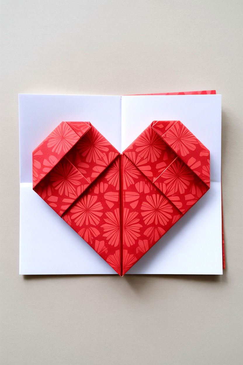 Origami Heart - 25 Valentine's Day Flip Book Ideas