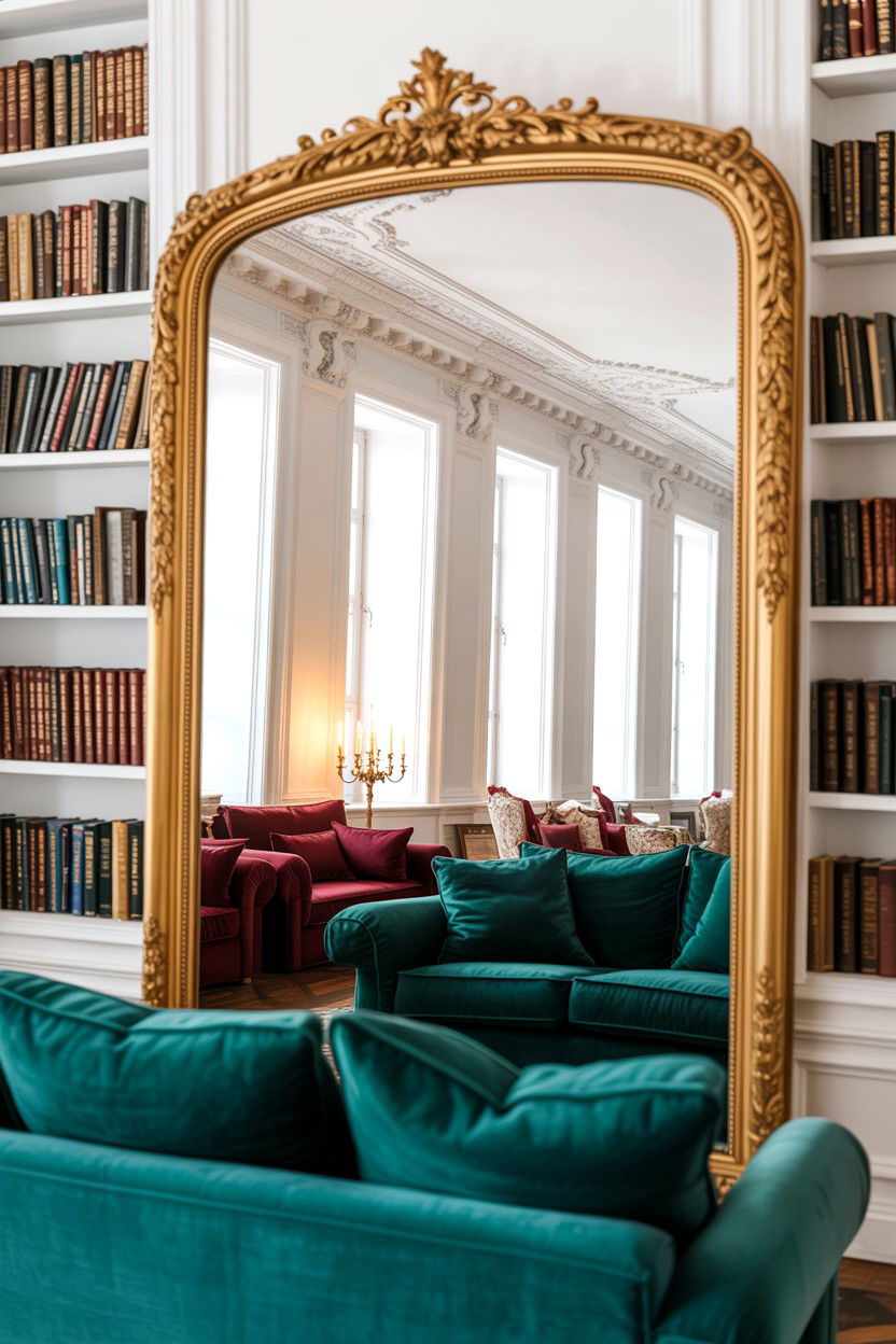 Ornate Mirror Decor - 25 Dark Academia Valentine's Day Ideas