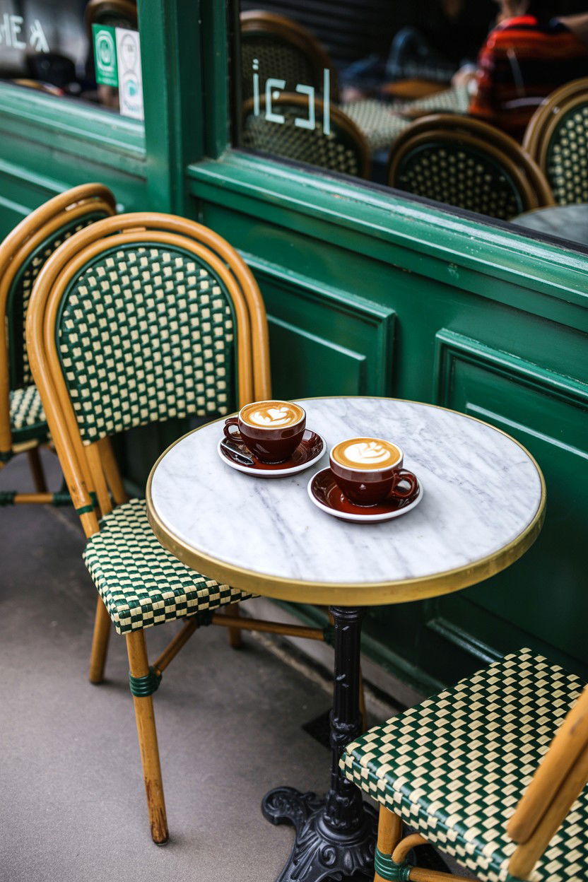 Outdoor Cafe Seating - 25 Valentine's Day Outdoor Photo Ideas