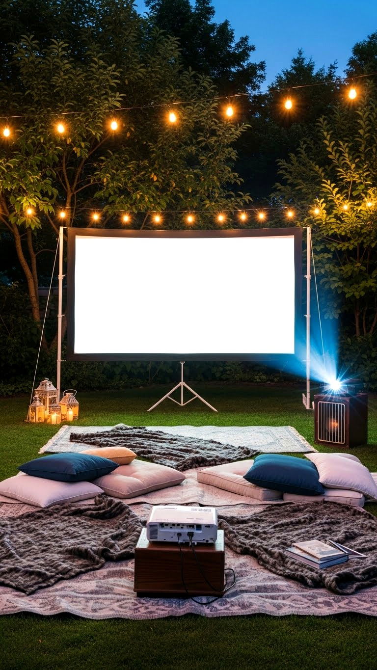 Outdoor Movie Night - 25 valentine's day ideas for him