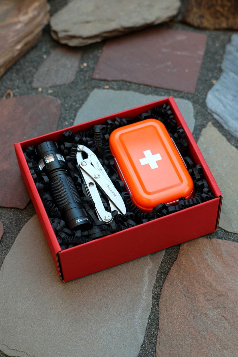 Outdoor Survival Kit - 25 Valentine's Day Gift Box Ideas for Him