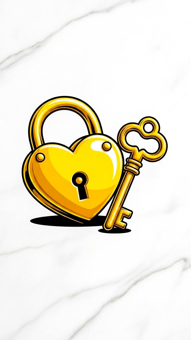 Padlock And Key Drawing - 25 valentine's day drawings