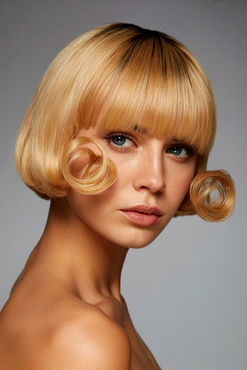 Pageboy Cut - 25 Valentine's Day Vintage Hair Ideas