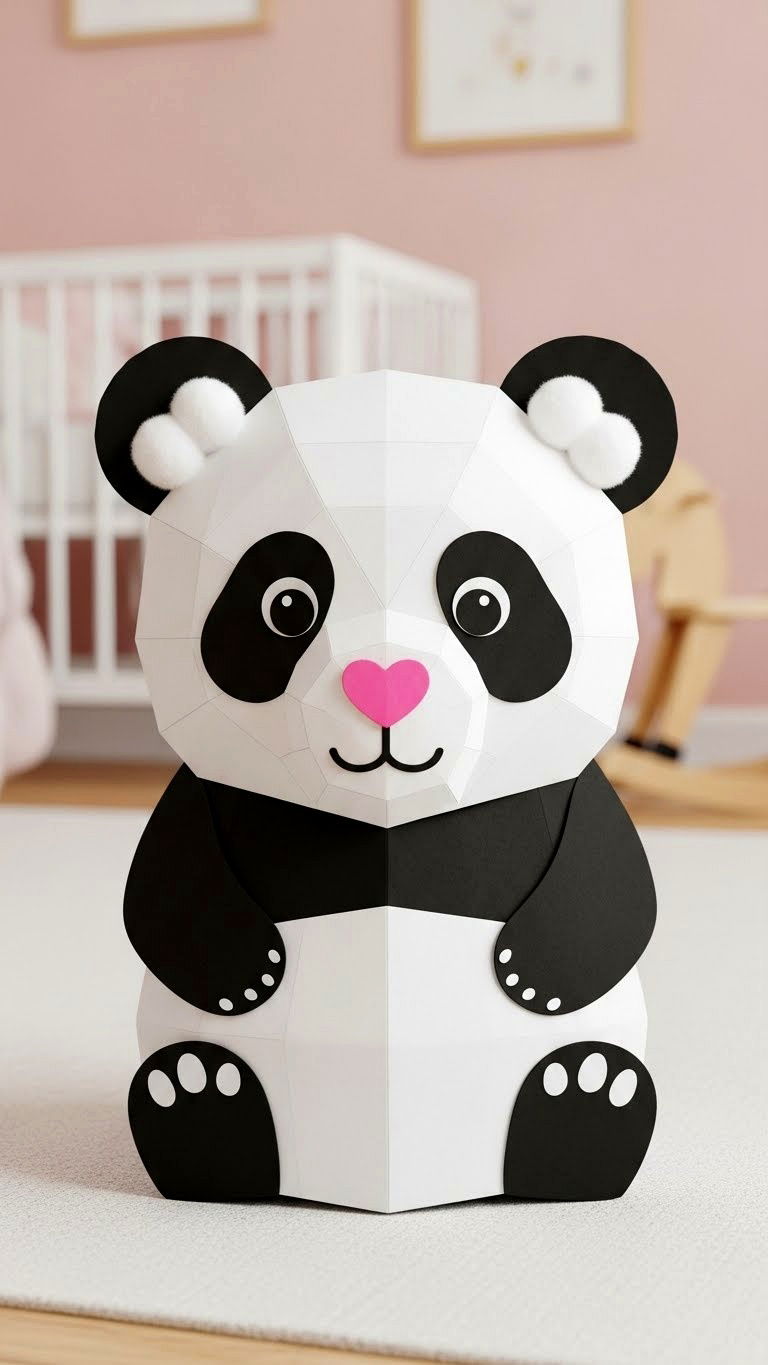 Panda Valentine Box - 25 valentine's day box ideas