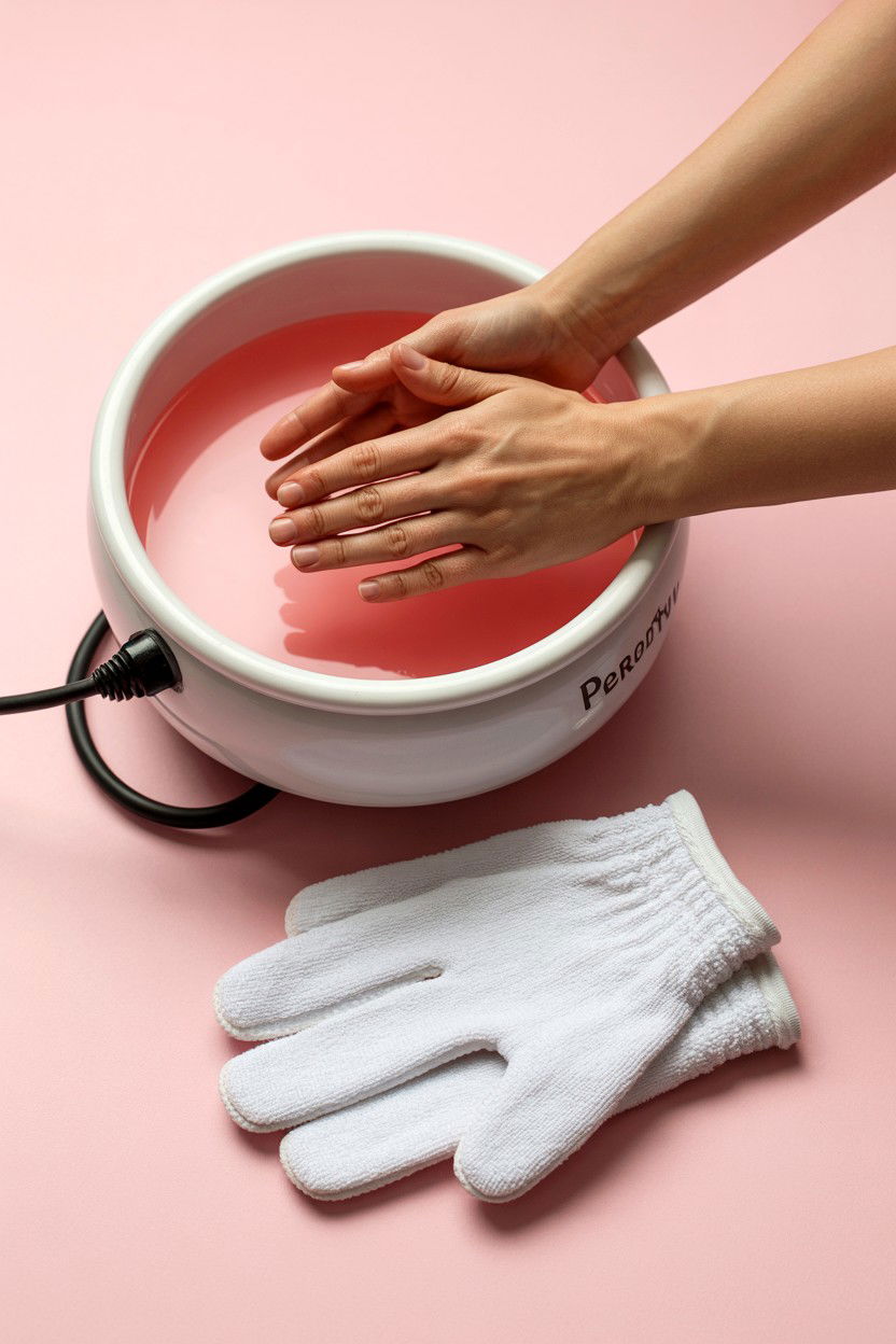 Paraffin wax hand treatment - 25 Valentine's Day Spa Day Ideas