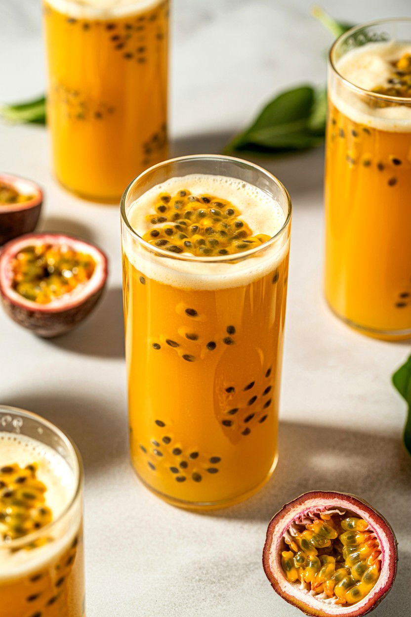 Passion Fruit Bellini - 25 Valentine's Day Champagne Cocktails