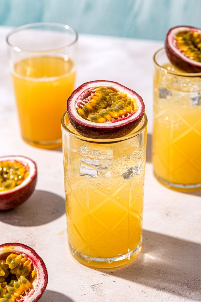 Passion Fruit Tequila Sparkler - 25 Valentine's Day Tequila Cocktails