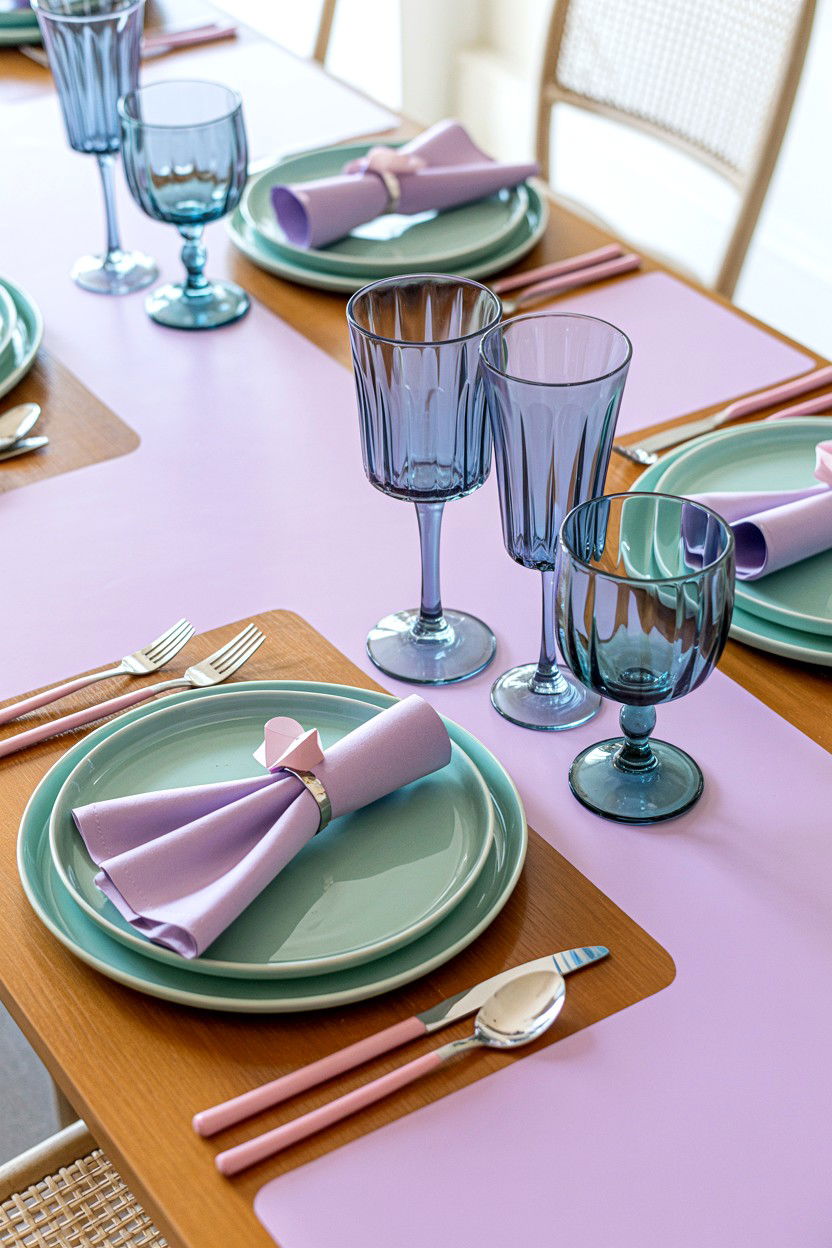 Pastel Color Palette - 25 Valentine's Day Brunch Table Ideas