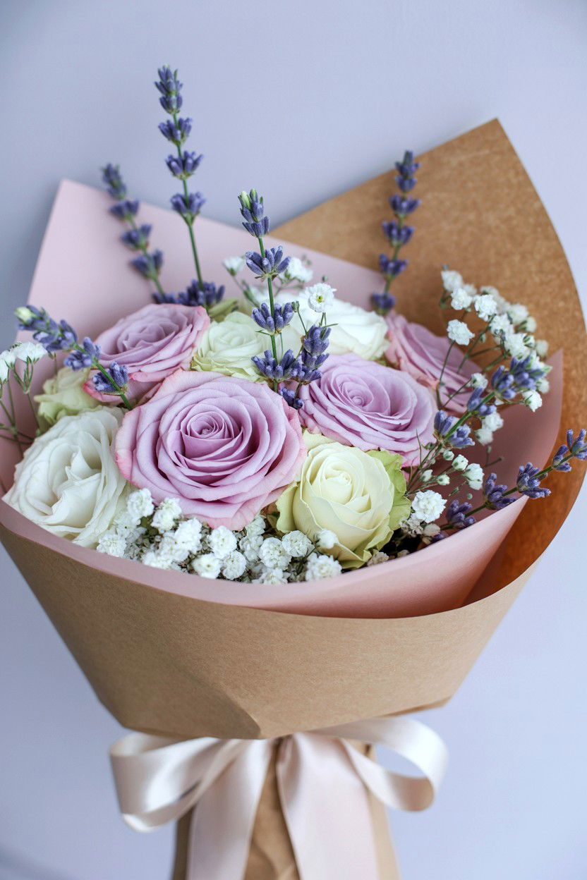 Pastel Floral Bouquet - 25 Soft Girl Valentine's Day Ideas