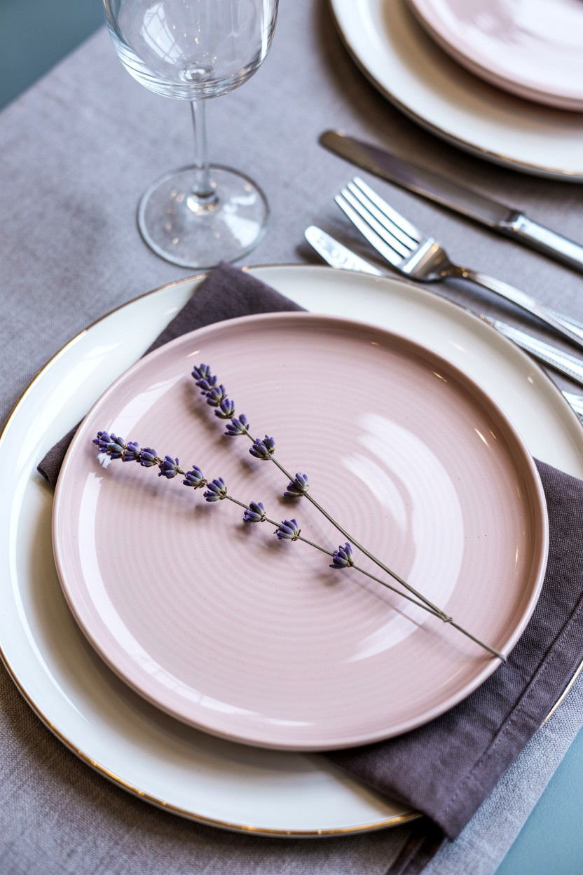 Pastel Pink Charger - 25 Valentine's Day Charger Plate Ideas