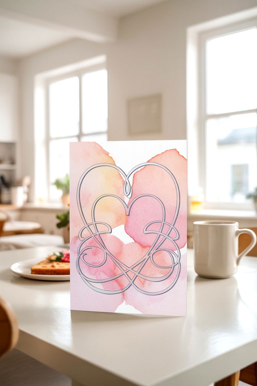 Pastel Pink Valentine - 25 Elegant Valentine's Day Card Ideas