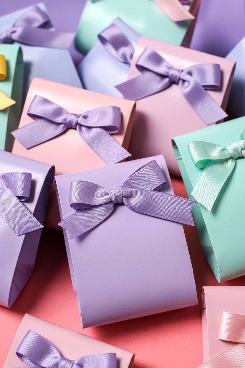 Pastel Pouch Assortment - 25 Valentine's Day Candy Bag Ideas