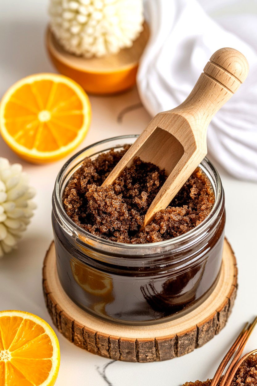 Patchouli Body Scrub - 25 Valentine's Day Essential Oil Ideas