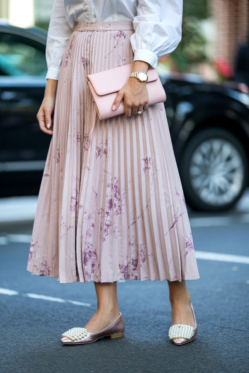 Pearl Embellished Flats - 25 Valentine's Day Shoe Ideas