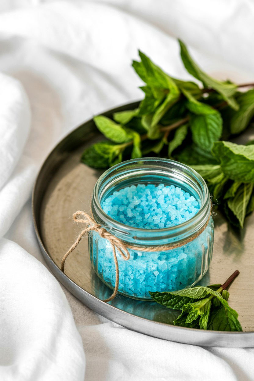 Peppermint Foot Soak - 25 Valentine's Day Spa Gift Basket Ideas