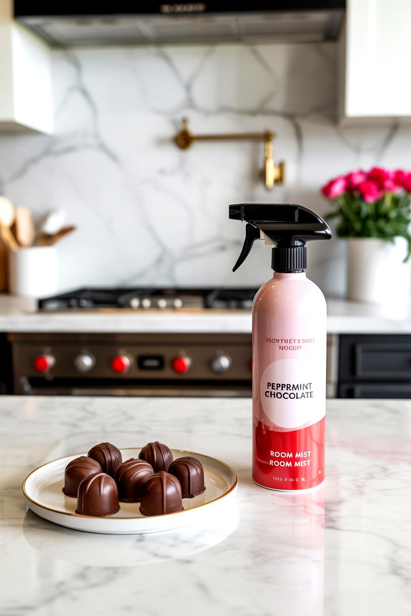 Peppermint chocolate room mist - 25 Valentine's Day Room Spray Ideas