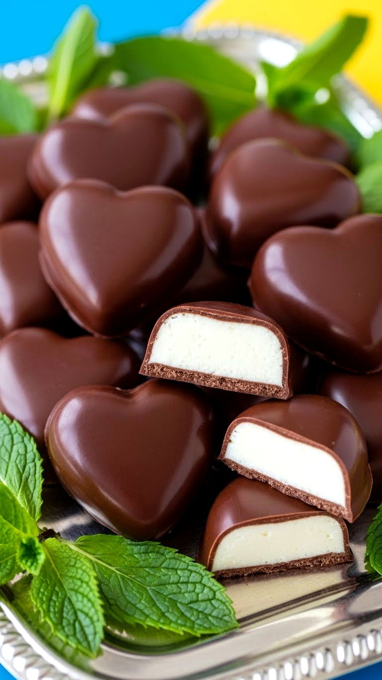 Peppermint heart candy - 25 valentine's day heart candy
