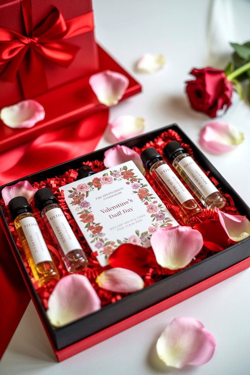 Perfume Sampler Box - 25 Valentine's Day Box Surprise Ideas