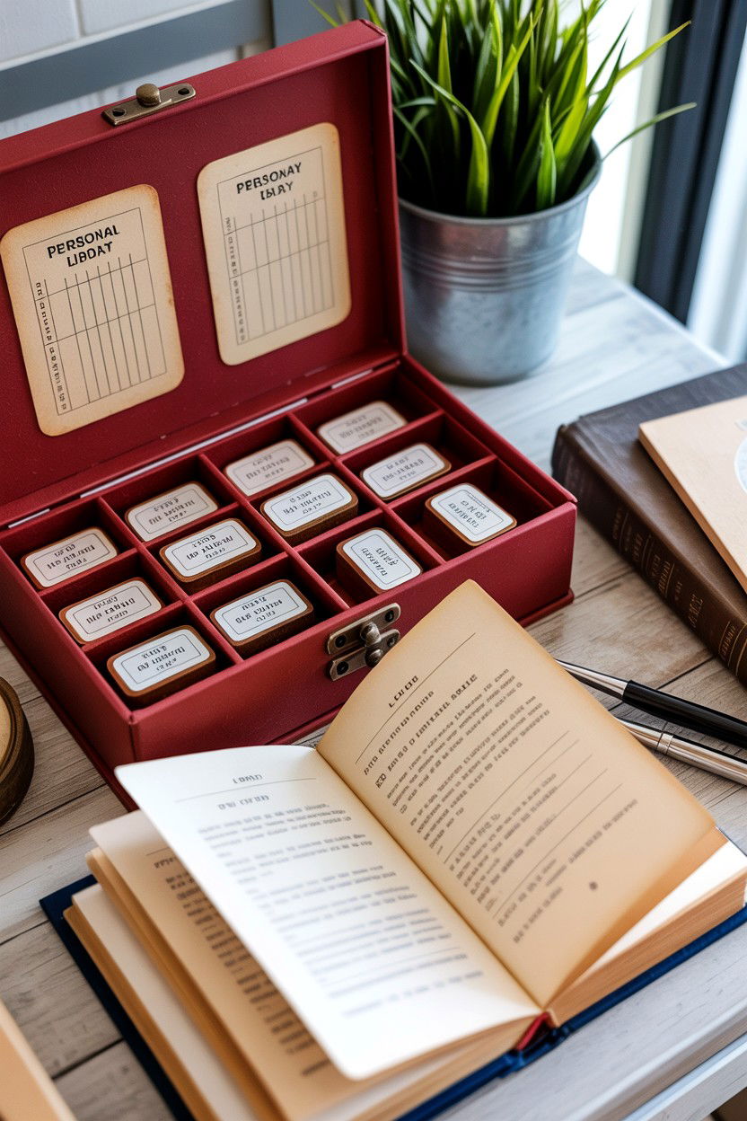 Personal Library Kit - 25 Bookworm Valentine's Day Gifts for Him