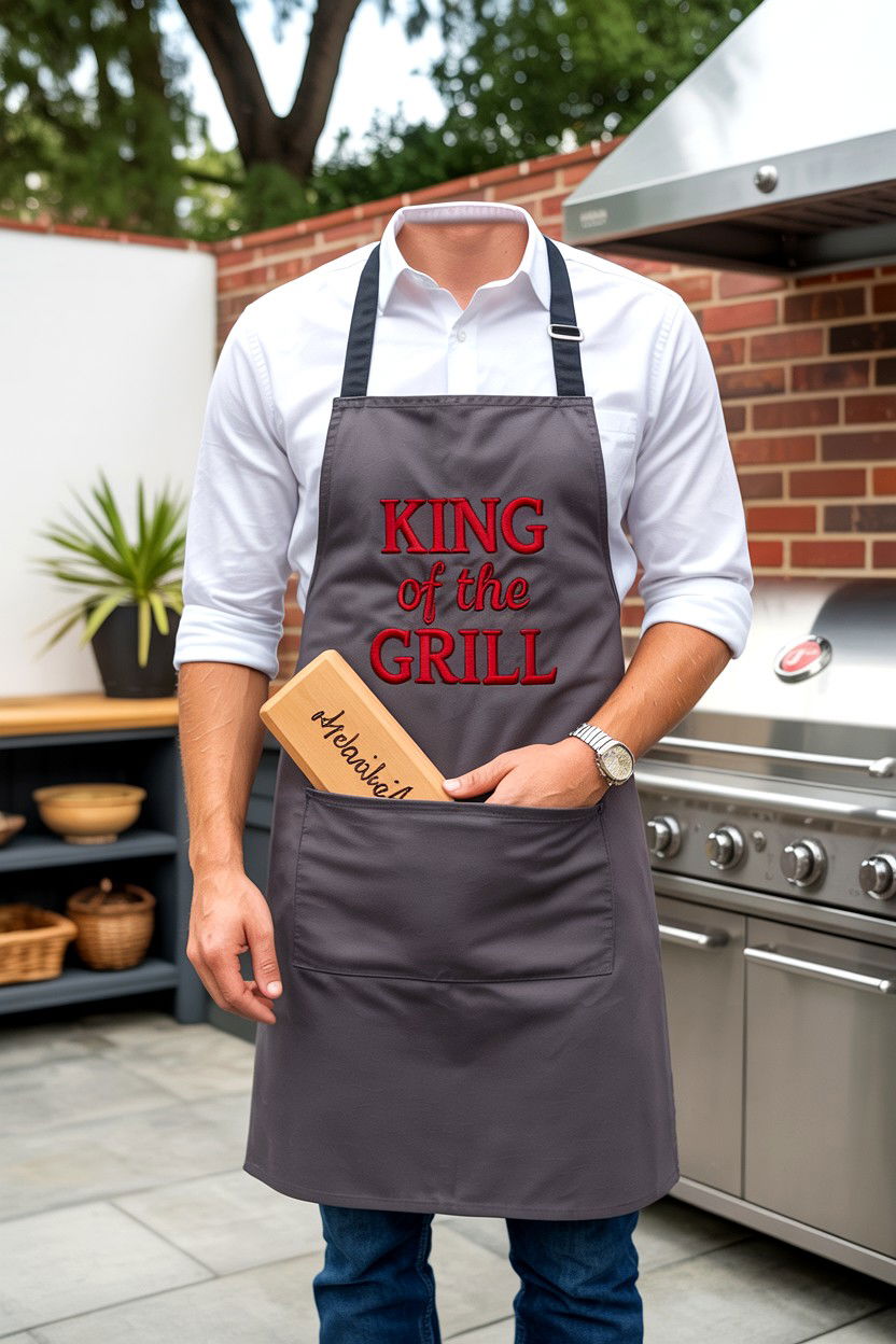 Personalized Apron - 25 Personalized Valentine's Day Gifts for Him