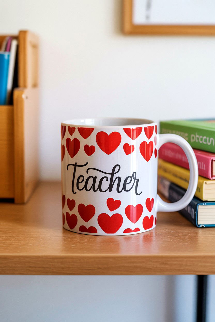 Personalized Coffee Mug - 25 Budget Teacher Valentine's Day Gift Ideas