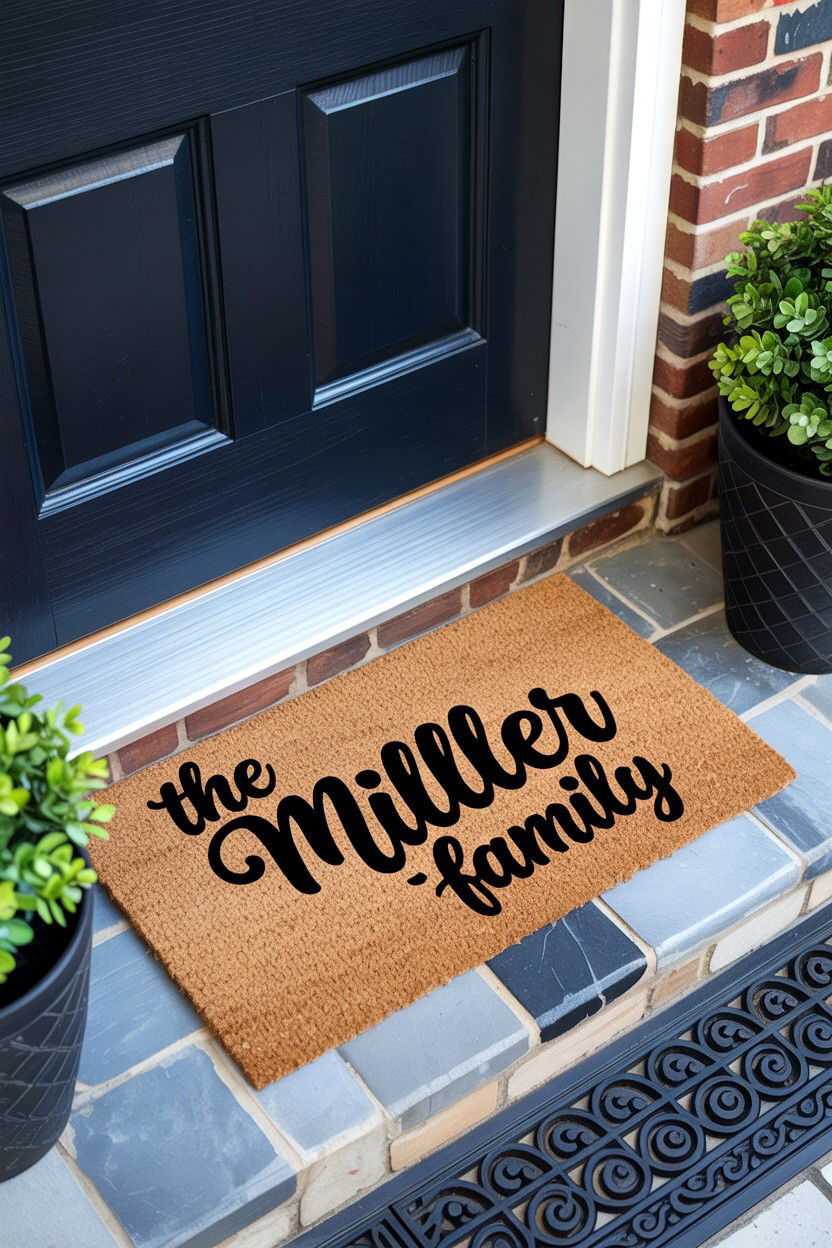 Personalized Door Mat - 25 Valentine's Day Gifts for Neighbors