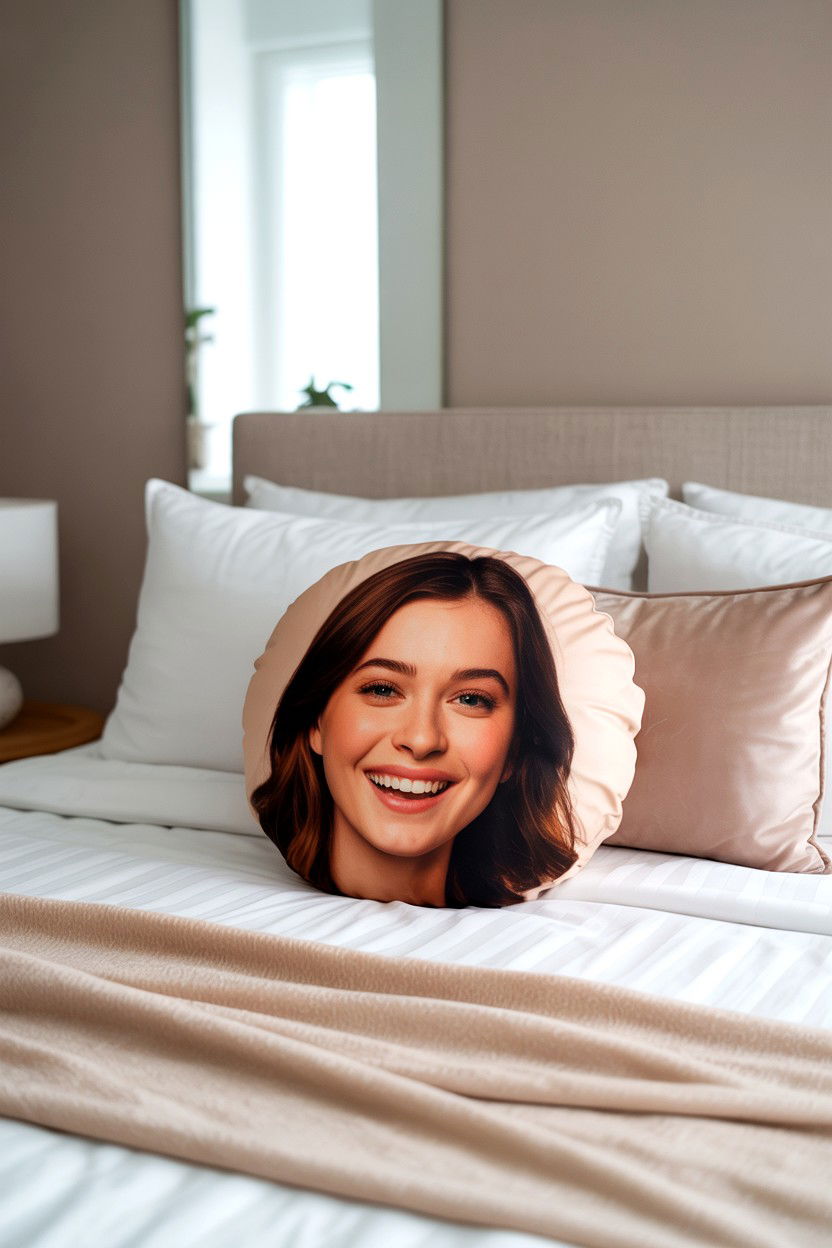 Personalized Face Pillow - 25 Funny Valentine's Day Gifts for Him