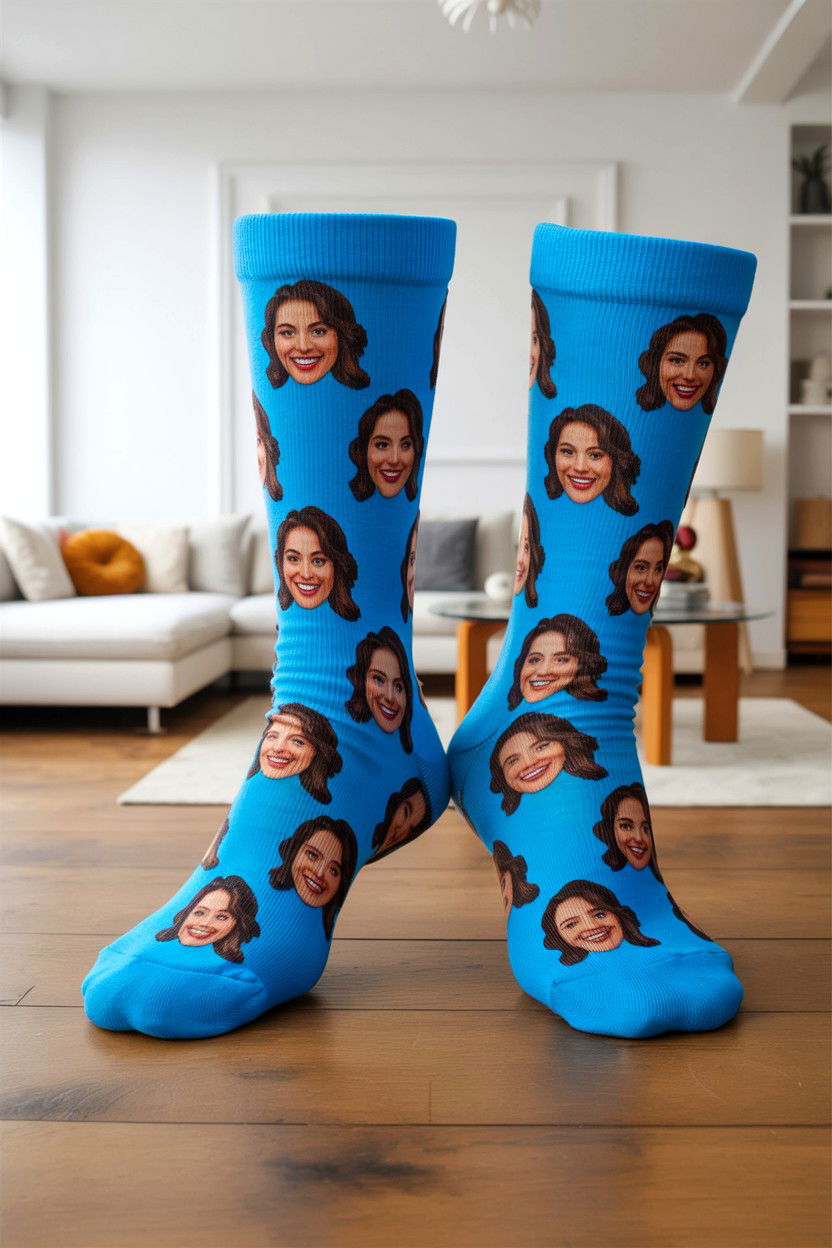 Personalized Face Socks - 25 Funny Valentine's Day Gifts for Him