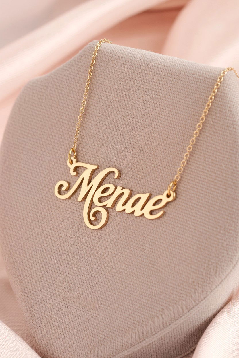 Personalized Gold Name Necklace - 25 Valentine's Day Gifts for Sister