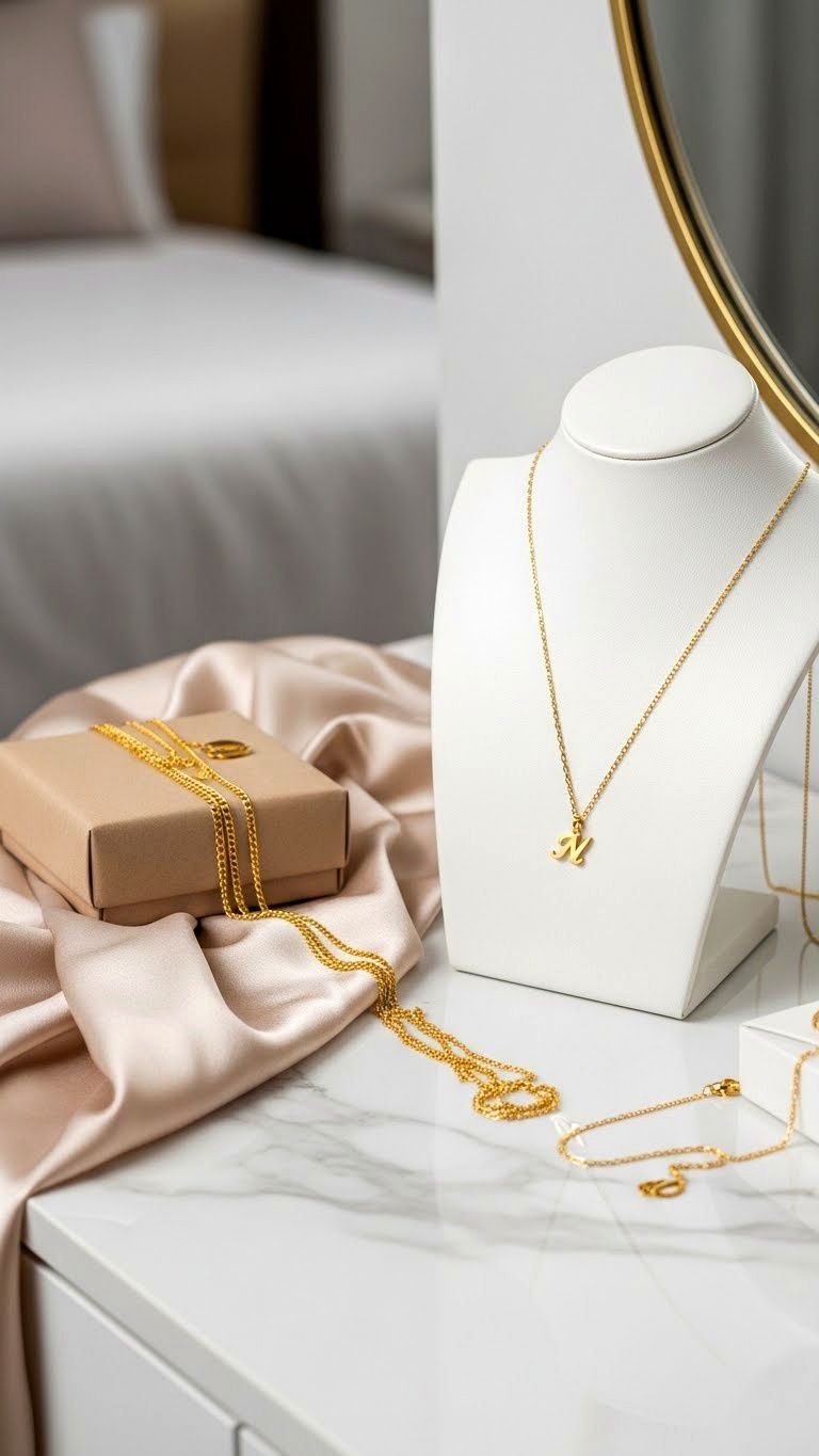 Personalized Gold Necklace - 25 valentine's day gifts for her
