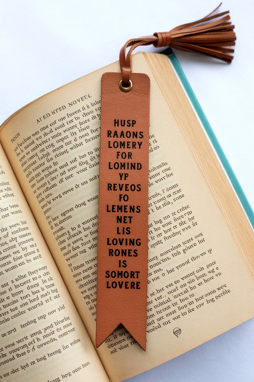 Personalized Handmade Love Bookmark - 25 Valentine's Day Reason Why I Love You Ideas