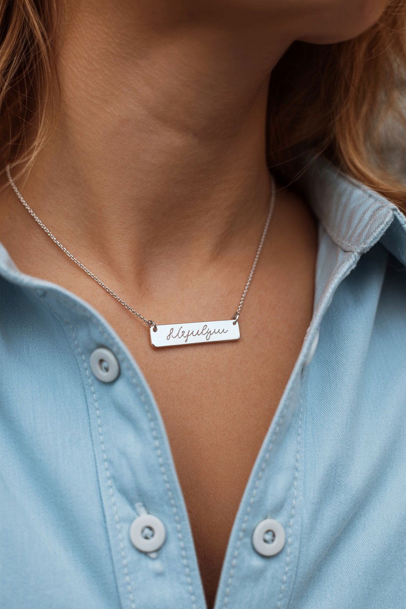Personalized Handwriting Jewelry - 25 Personalized Valentine's Day Gifts for Her
