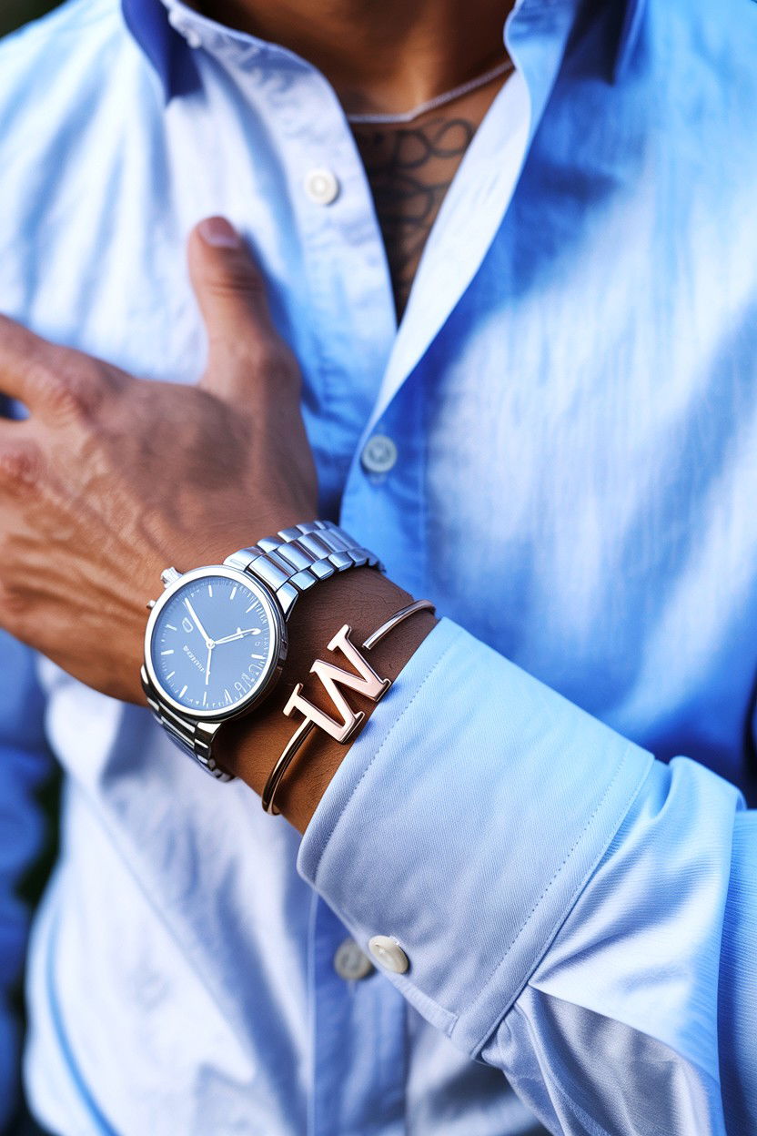 Personalized Initial Cuff - 25 Valentine's Day Initial Jewelry Ideas