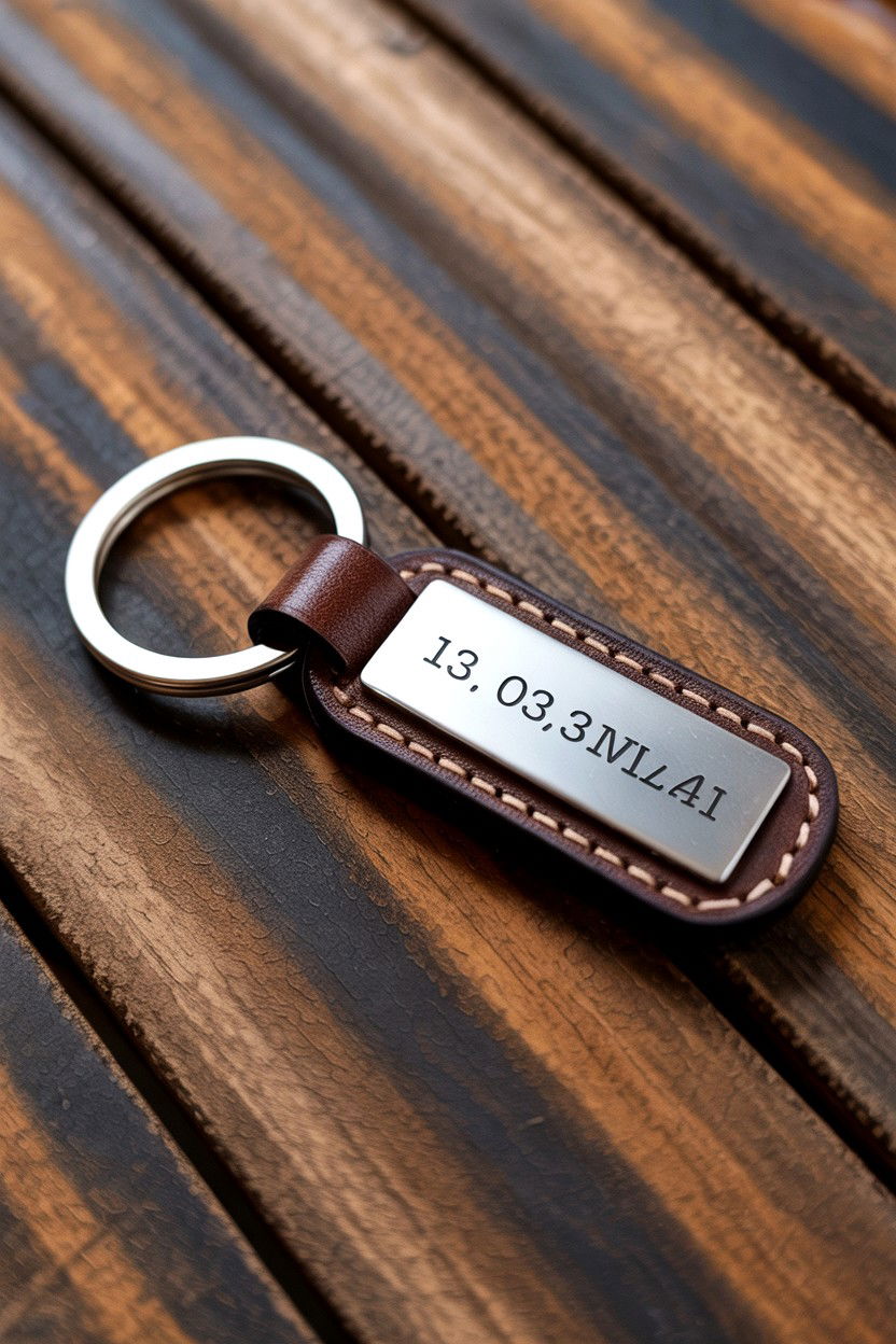 Personalized Keychain - 25 Romantic Gifts for Boyfriend on Valentine's Day