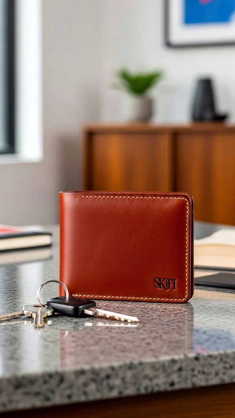 Personalized Leather Wallet - 25 valentine's day for ideas for husband