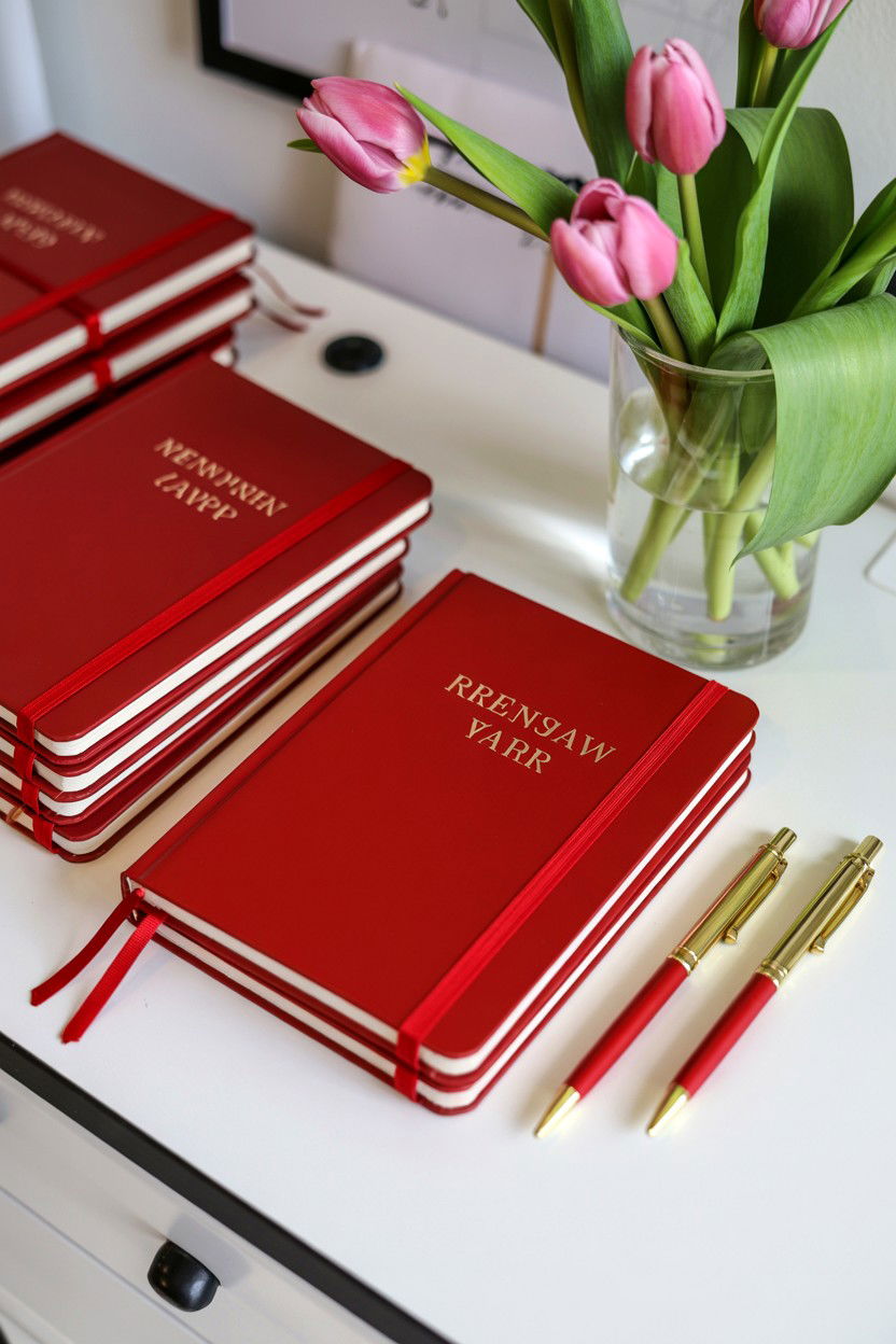Personalized Notebook - 25 Valentine's Day Party Favor Ideas