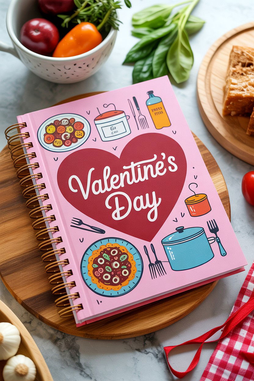 Personalized Recipe Book - 25 Valentine's Day Personalized Book Ideas