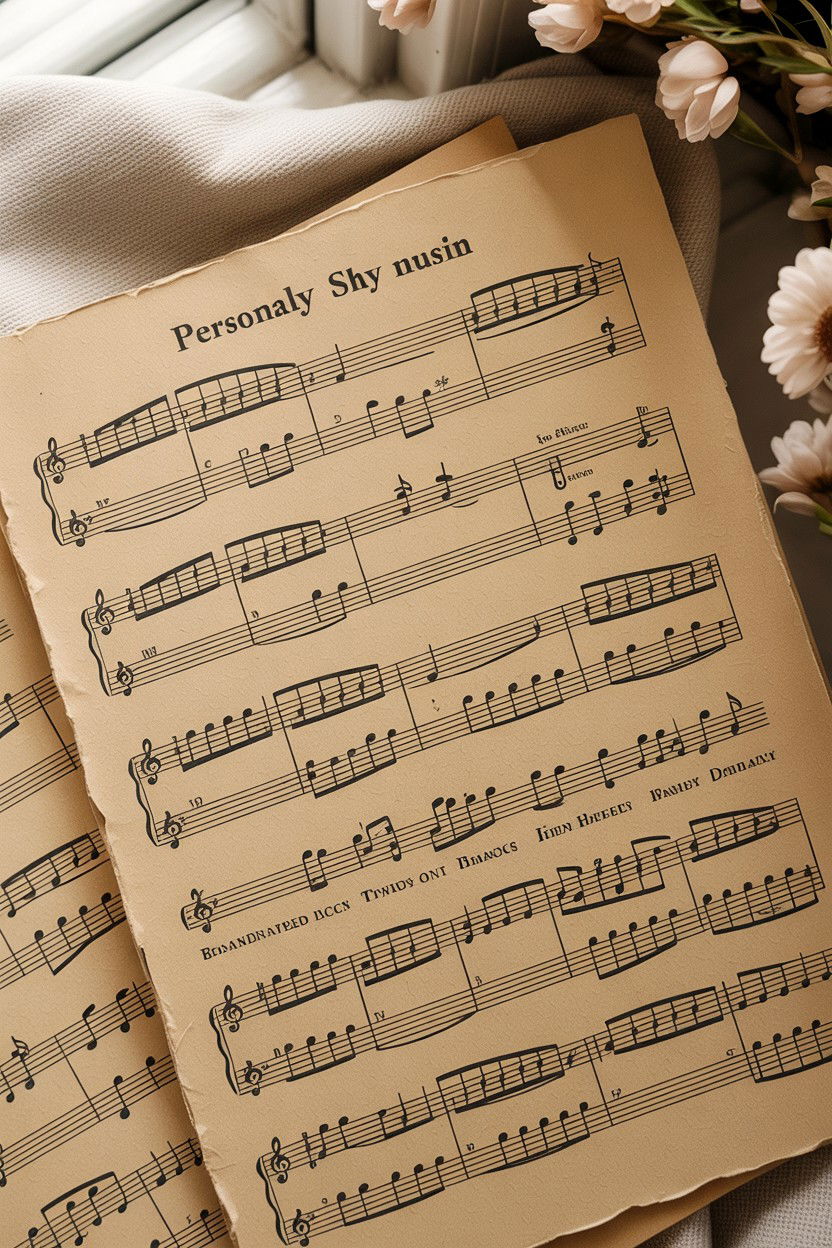 Personalized Sheet Music - 25 Valentine's Day Playlist Gift Ideas