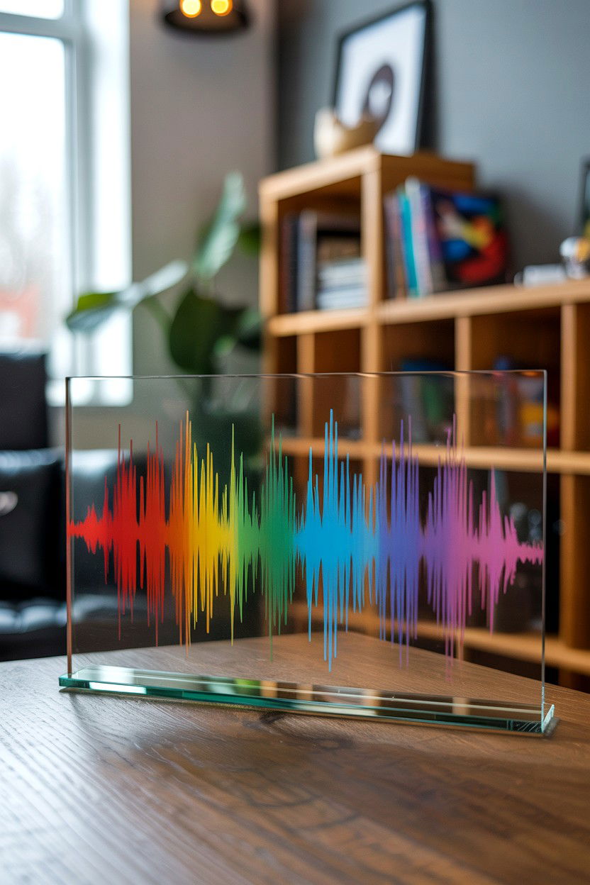 Personalized Sound Wave Art - 25 Personalized Valentine's Day Gifts for Him