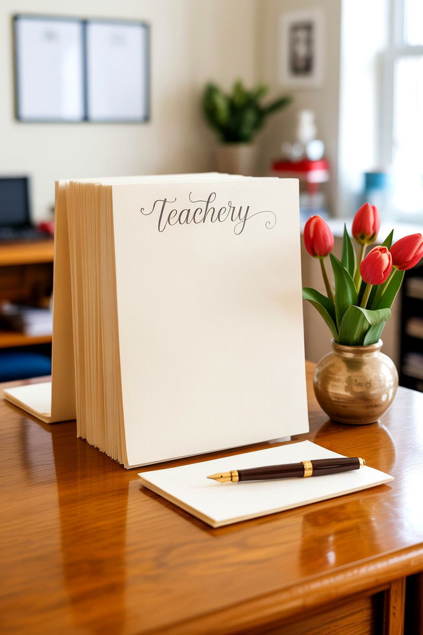 Personalized Stationery - 25 Valentine's Day Teacher Appreciation Ideas