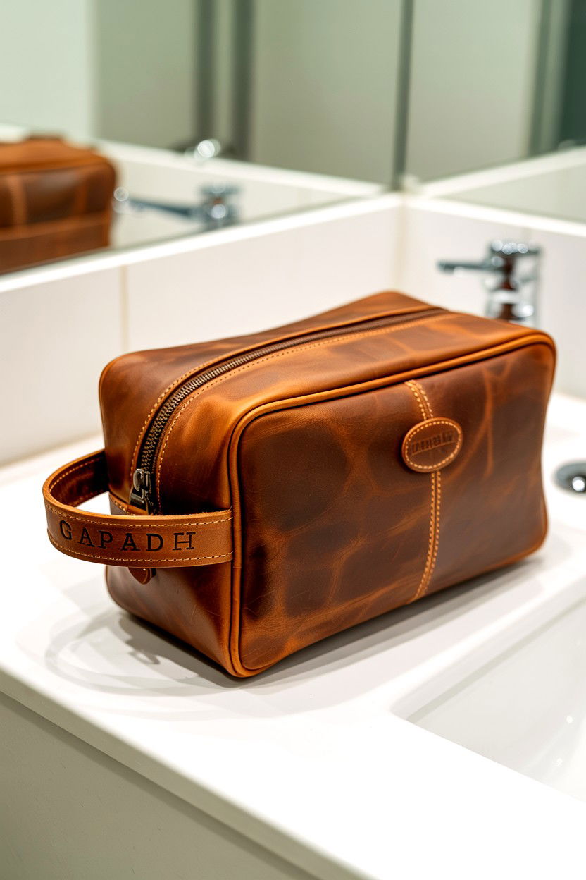 Personalized Travel Toiletry Bag - 25 Personalized Valentine's Day Gifts for Him