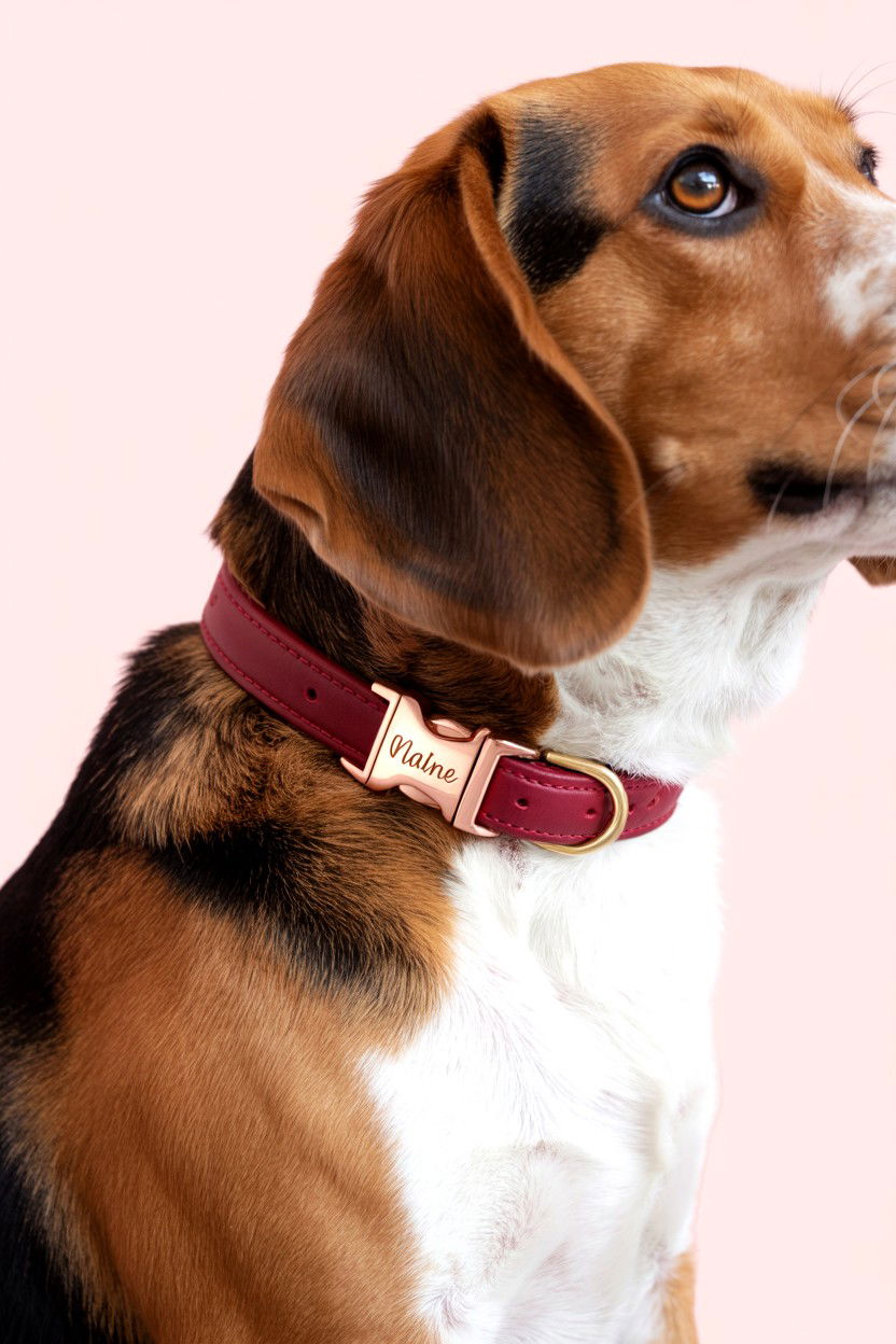 Personalized Valentine Pet Collar - 25 Valentine's Day Pet Collar Ideas