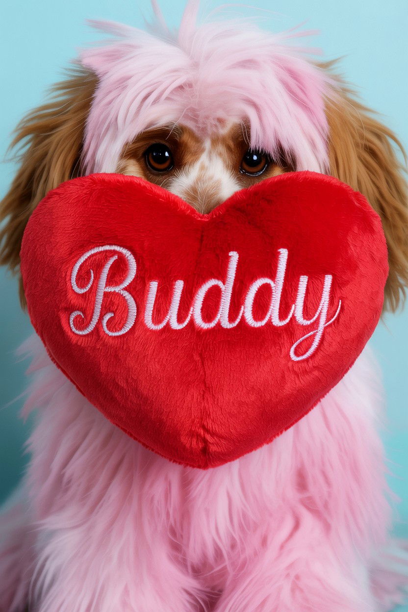 Personalized Valentine Pet Toy - 25 Valentine's Day Pet Toy Ideas