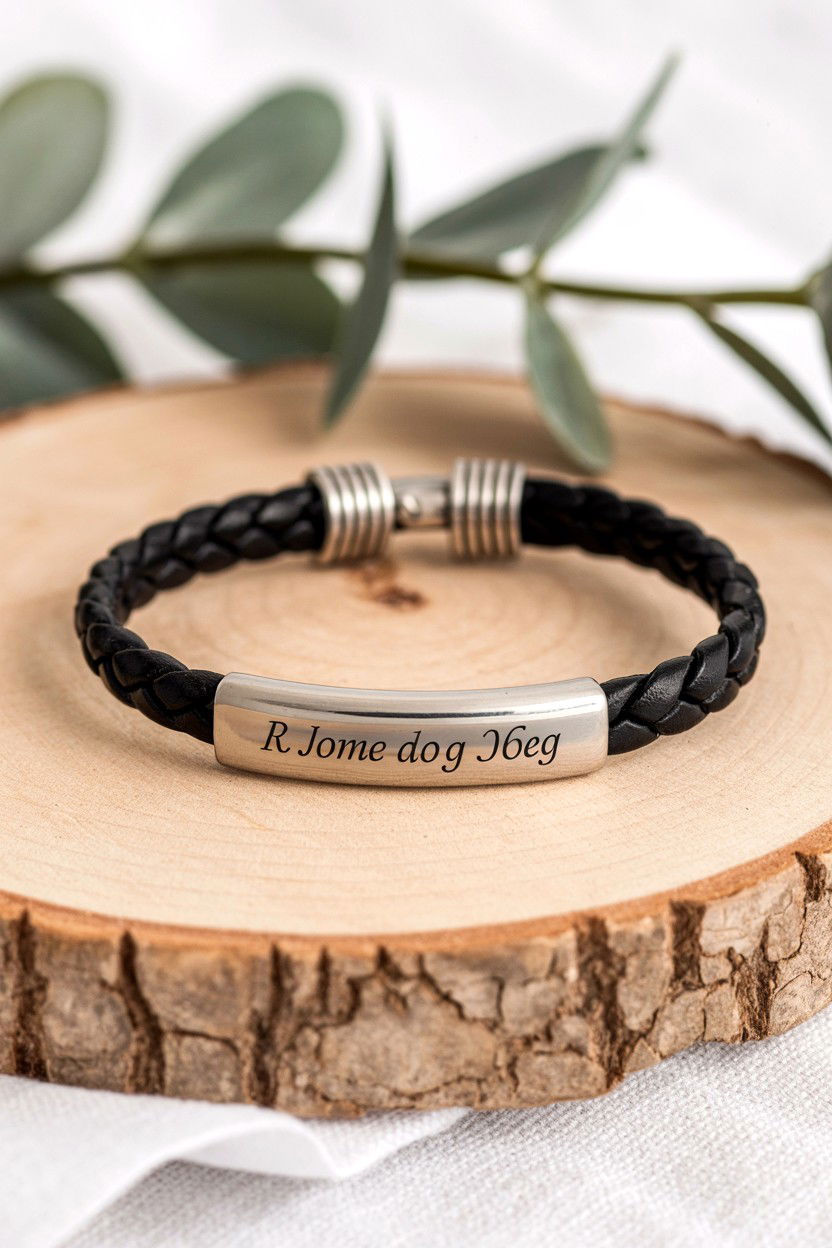 Personalized bracelet - 25 Sentimental Valentine's Day Gifts for Him