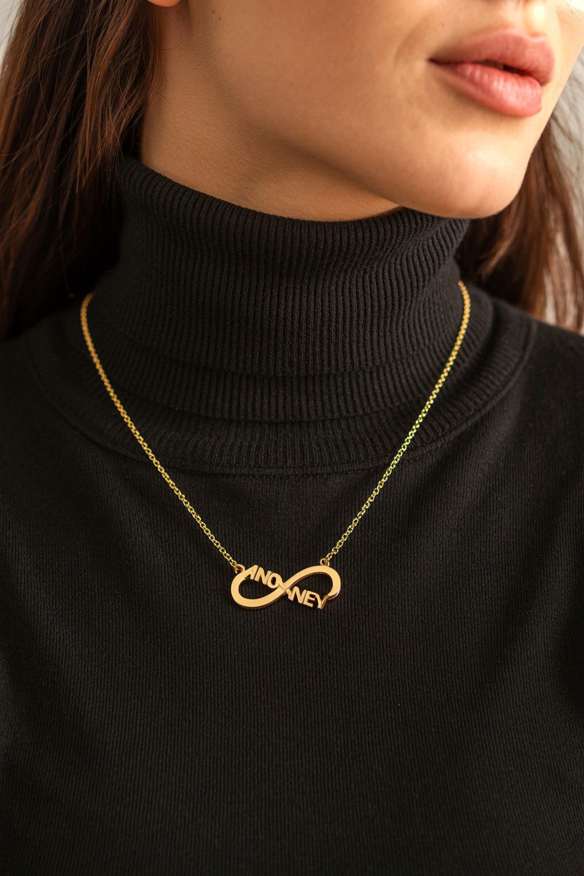 Personalized infinity necklace - 25 Valentine's Day Infinity Jewelry Ideas