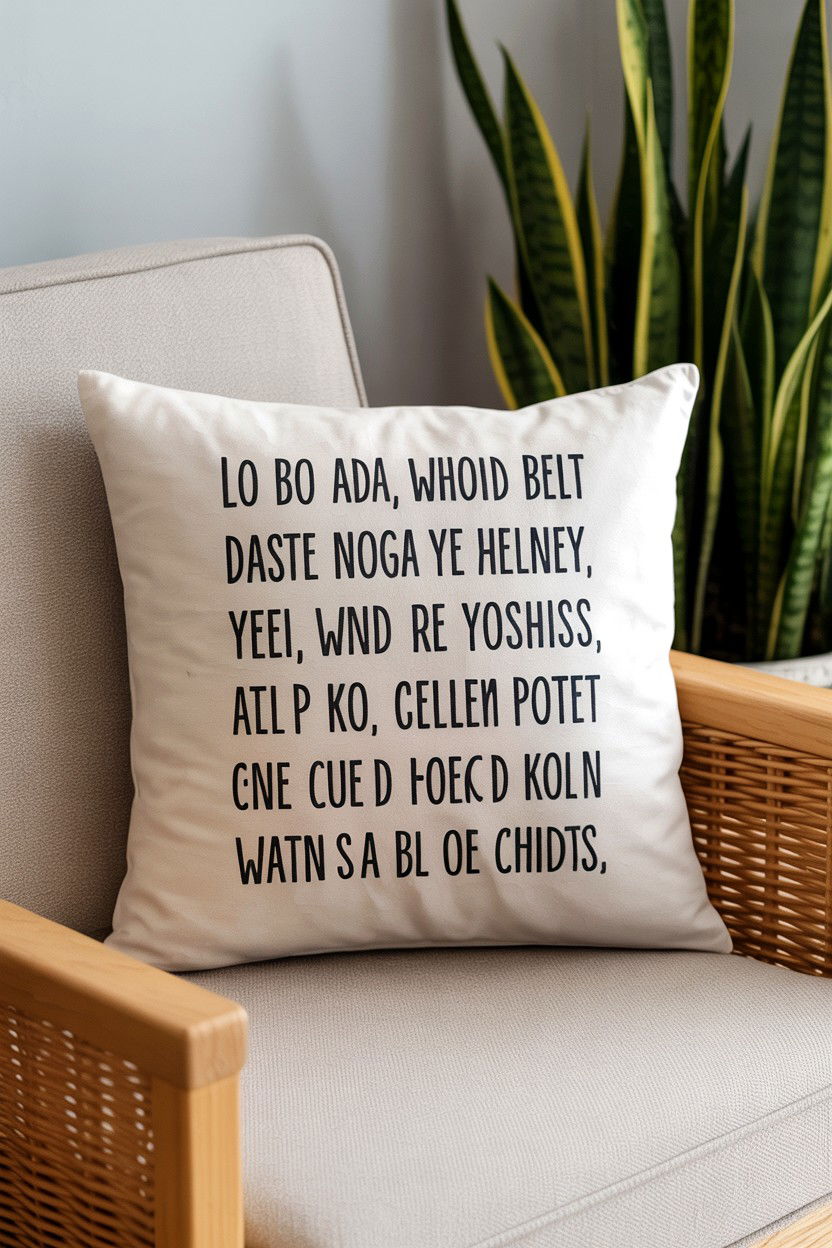 Personalized pillow - 25 Sentimental Valentine's Day Gifts for Him