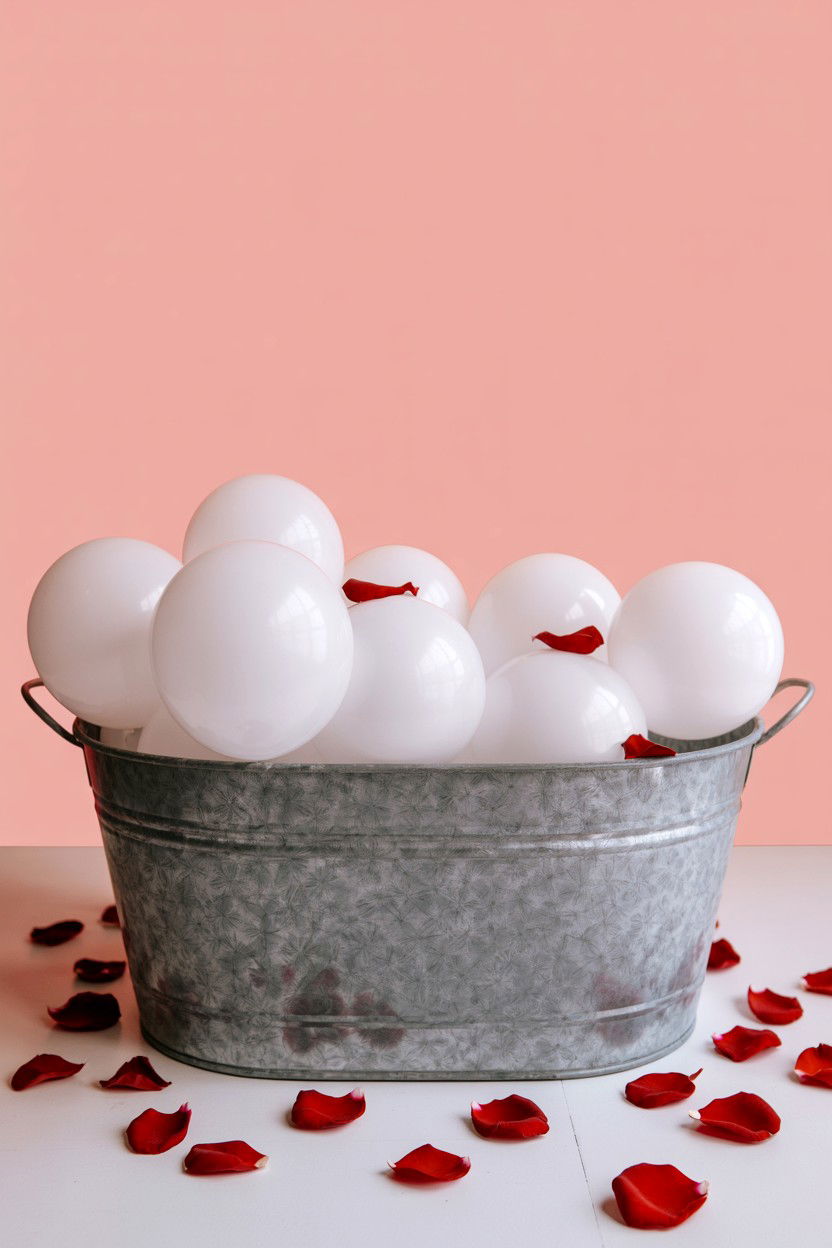 Pet Bubble Bath - 25 Valentine's Day Pet Photoshoot Ideas